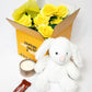 Plush toy rabbit bunny with accessories