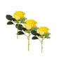 3 yellow rose add on to complete your plushie care package