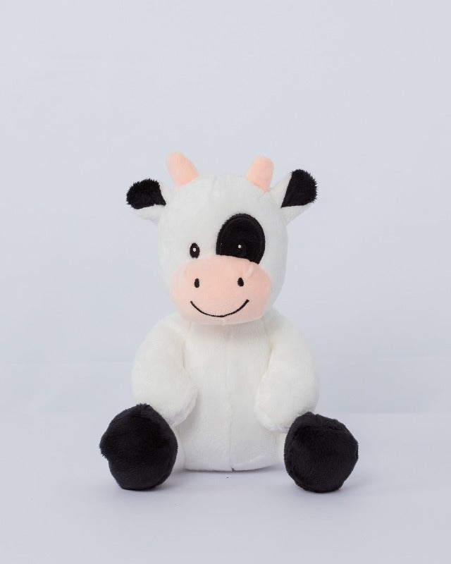 White and black patches Cow plush animal toys gift care package in Australia 