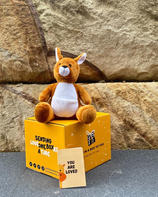 Personalised best sale kangaroo teddy