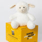 While Lamb Sheep plush animal toys gift care package in Australia 